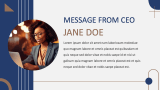 Message from CEO - Slide 1