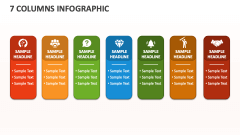 7 Columns Infographic - Slide 1