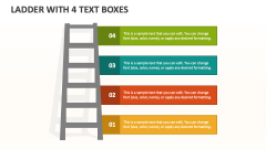 Ladder with 4 Text Boxes - Slide 1