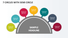 7 Circles with Semi Circle - Slide 1