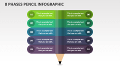 8 Phases Pencil Infographic - Slide 1