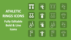 Athletic Rings Icons - Slide 1