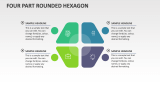 Four Part Rounded Hexagon - Slide 1