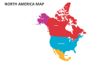 North America Map - Slide 1