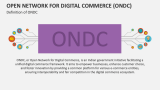 Definition of Open Network for Digital Commerce (ONDC) - Slide 1