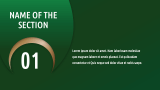 Green Background Theme - Slide 3