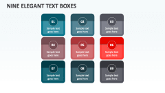 Nine Elegant Text Boxes - Slide 1