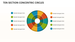 Ten Section Concentric Circles - Slide 1