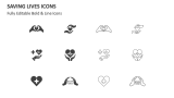Saving Lives Icons - Slide 2