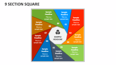 9 Section Square - Slide 1