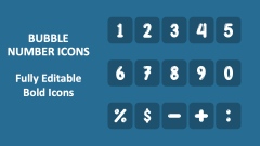 Bubble Number Icons - Slide 1