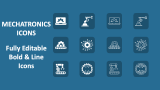 Mechatronics Icons - Slide 1