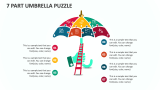 7 Part Umbrella Puzzle - Slide 1