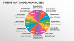 Twelve Part Dodecagon Puzzle - Slide 1