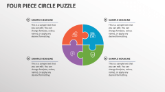 Four Piece Circle Puzzle - Slide 1