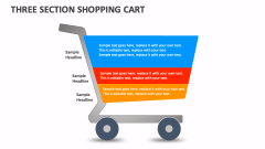 Three Section Shopping Cart - Slide 1