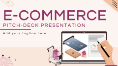 E-Commerce Pitch Deck - Slide 1