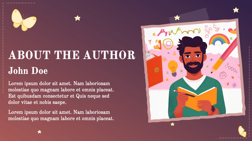 Free Story Books Presentation Theme for Google Slides and PowerPoint