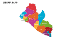 Liberia map - Slide 1