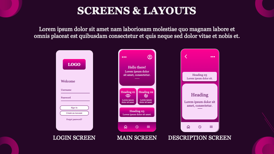 App Prototype Presentation Template for Google Slides and PowerPoint