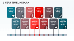 1 Year Timeline Plan - Slide 1