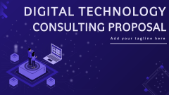 Digital Technology Consulting Proposal - Slide 1