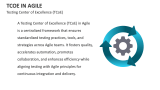 Testing Center of Excellence (TCoE) in Agile - Slide 2