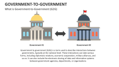 What is Government-to-Government (G2G) - Slide 1