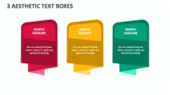 3 Aesthetic Text Boxes - Slide 1