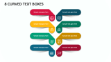 8 Curved Text Boxes - Slide 1