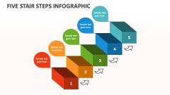 Five Stair Steps Infographic - Slide 1