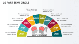 10 Part Semi Circle - Slide 1