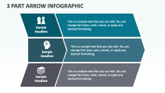 3 Part Arrow Infographic - Slide 1
