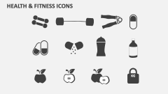 Health & Fitness Icons - Slide 1