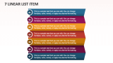 7 Linear List Item - Slide 1