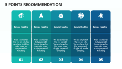 5 Points Recommendation - Slide 1