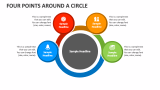 Four Points Around a Circle - Slide 1