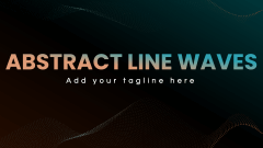 Abstract Line Waves Theme - Slide 1