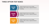 Three Option Text Boxes - Slide 1
