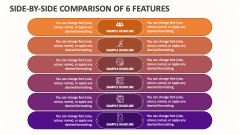 Side-by-Side Comparison of 6 Features - Slide 1