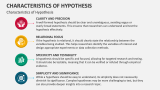 Characteristics of Hypothesis - Slide 4
