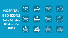 Hospital Bed Icons - Slide 1