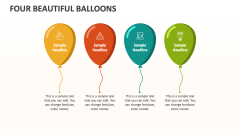 Four Beautiful Balloons - Slide 1