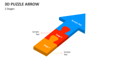 3D Puzzle Arrow (2 Stages) - Slide 1