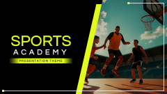 Sports Academy Presentation Theme - Slide 1