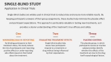 Application in Clinical Trials | Single-blind Study - Slide 6