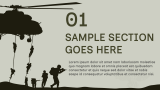 War Presentation Theme - Slide 3
