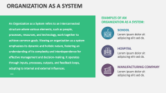 Organization as a System - Slide 1