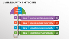 Umbrella with 4 Key Points - Slide 1