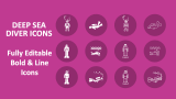 Deep Sea Diver Icons - Slide 1